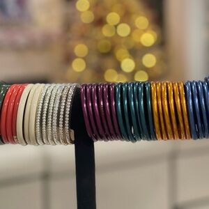 Elegant Multicolor Bangle Set